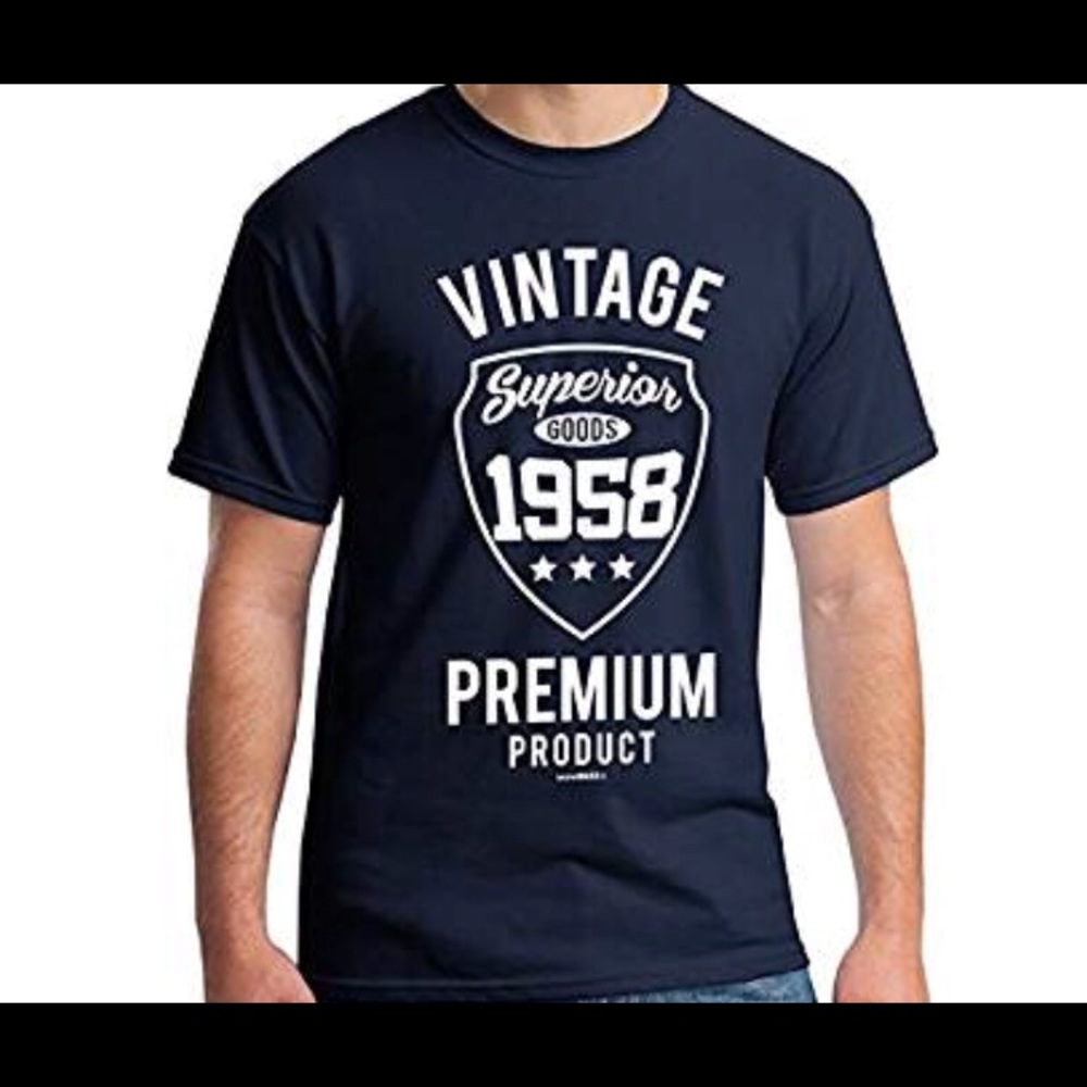 Brand NEW men’s size xxl 1958 60th bday shirt